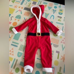 Toddler Santa onesie Christmas onesie 18m